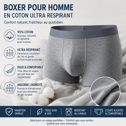 Boxer en  coton tricoté Premium